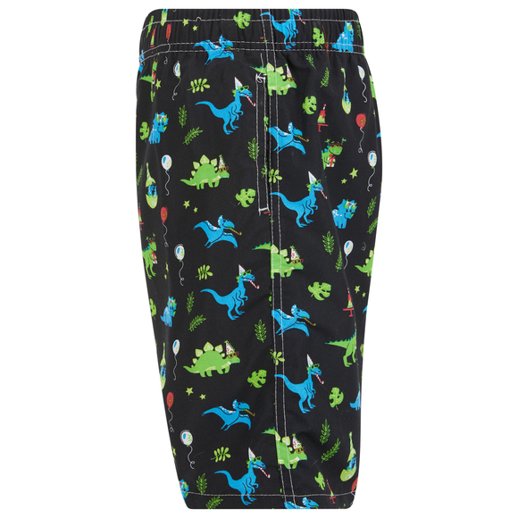 Boys Swim Trunks, Swimsuit Board Shorts, Elastic Bathing Suit, Dinosaurs - Picture 3 of 5